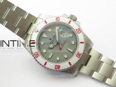 Submariner DIW Sandblasted White Ceramic Bezel VSF 1:1 Best Edition Gray Dial on SS Bracelet VS3135