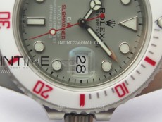 Submariner DIW Sandblasted White Ceramic Bezel VSF 1:1 Best Edition Gray Dial on SS Bracelet VS3135