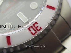 Submariner DIW Sandblasted White Ceramic Bezel VSF 1:1 Best Edition Gray Dial on SS Bracelet VS3135