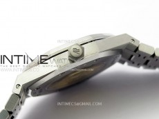 Royal Oak 41mm 15410 Frosted SS APSF 1:1 Best Edition Black Textured Dial on SS Bracelet SA3120 Super Clone