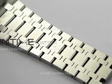 Royal Oak 41mm 15410 Frosted SS APSF 1:1 Best Edition Black Textured Dial on SS Bracelet SA3120 Super Clone