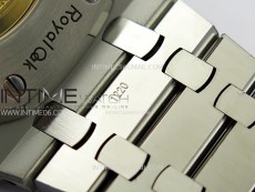 Royal Oak 41mm 15410 Frosted SS APSF 1:1 Best Edition Black Textured Dial on SS Bracelet SA3120 Super Clone