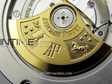 Royal Oak 41mm 15410 Frosted SS APSF 1:1 Best Edition Black Textured Dial on SS Bracelet SA3120 Super Clone