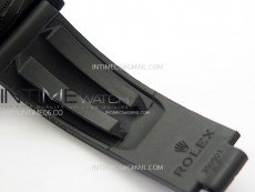 Daytona PVD Ceramic Bezel GETF Best Edition Skeleton Black Dial on Black Rubber Strap SA4130