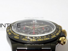 Daytona PVD Ceramic Bezel GETF Best Edition Skeleton Red Dial on Red Rubber Strap SA4130