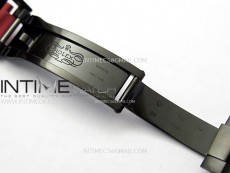 Daytona PVD Ceramic Bezel GETF Best Edition Skeleton Red Dial on Red Rubber Strap SA4130
