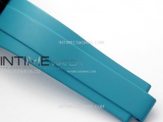 Daytona PVD Ceramic Bezel GETF Best Edition Skeleton Cyan Dial on Cyan Rubber Strap SA4130