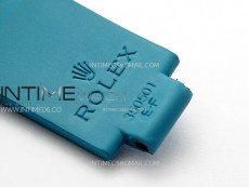 Daytona PVD Ceramic Bezel GETF Best Edition Skeleton Cyan Dial on Cyan Rubber Strap SA4130