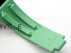 Daytona PVD Ceramic Bezel GETF Best Edition Skeleton Green Dial on Green Rubber Strap SA4130