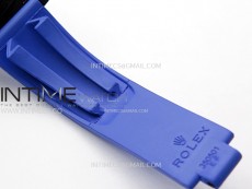 Daytona PVD Ceramic Bezel GETF Best Edition Skeleton Blue Dial on Blue Rubber Strap SA4130