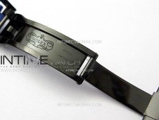 Daytona PVD Ceramic Bezel GETF Best Edition Skeleton Blue Dial on Blue Rubber Strap SA4130