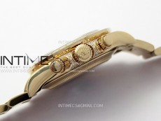 Daytona RG Rainbow Bezel GETF Best Edition Skeleton Dial on RG Bracelet SA4130