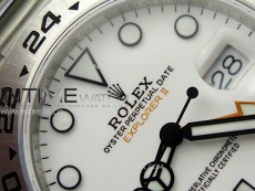 Explorer II 42mm 226570 Black 904L SS V2 GMF 1:1 Best Edition White Dial on Bracelet Super Clone SH3285 (Correct Hand Stack)
