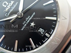 Constellation 39mm SS VSF 1:1 Best Edition Black Textured Dial on Black Leather Strap A8800