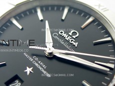Constellation 39mm SS VSF 1:1 Best Edition Black Textured Dial on Black Leather Strap A8800