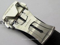 Constellation 39mm SS VSF 1:1 Best Edition Black Textured Dial on Black Leather Strap A8800