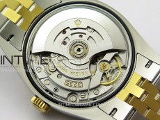 DateJust 36 SS 126233 904L SS/YG VSF 1:1 Best Edition Gold Fluted Dial Diamonds Markers on Jubilee Bracelet VS3235