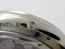 Master Ultra Thin Moon 1368420 SS ZF 1:1 Best Edition White Dial on Black Leather Strap V3 SA925 Super Clone