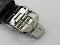 Master Ultra Thin Moon 1368420 SS ZF 1:1 Best Edition White Dial on Black Leather Strap V3 SA925 Super Clone