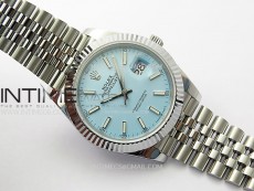DateJust 41 126334 SS BP 1:1 Best Edition Ice Blue Dial on Jubilee Bracelet