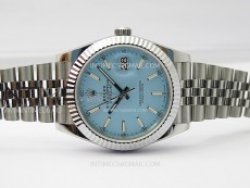 DateJust 41 126334 SS BP 1:1 Best Edition Ice Blue Dial on Jubilee Bracelet