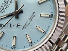 DateJust 41 126334 SS BP 1:1 Best Edition Ice Blue Dial on Jubilee Bracelet