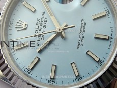 DateJust 41 126334 SS BP 1:1 Best Edition Ice Blue Dial on Jubilee Bracelet
