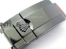 Daytona PVD Ceramic Bezel GETF Best Blacken Skeleton Blue Dial on Blue Rubber Strap SA4130