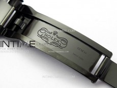 Daytona PVD Ceramic Bezel GETF Best Blacken Skeleton Blue Dial on Blue Rubber Strap SA4130