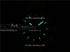 Daytona PVD Ceramic Bezel GETF Best Blacken Skeleton Blue Dial on Blue Rubber Strap SA4130