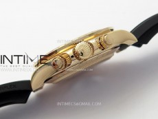 Blacken Daytona RG Rainbow Bezel GETF Best Edition Skeleton Dial on Rubber Strap SA4130