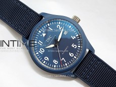 Pilot’s Watch Laureus Blue Ceramic IW328101 ZF 1:1 Best Edition on Blue Nylon Strap A32111
