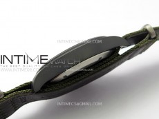Mark XVIII Top Gun "SFTI" Black Ceramic IW324712 ZF 1:1 Best Edition on Green Nylon Strap A32111
