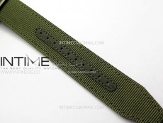 Mark XVIII Top Gun "SFTI" Black Ceramic IW324712 ZF 1:1 Best Edition on Green Nylon Strap A32111