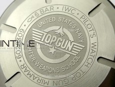 Mark XVIII Top Gun "SFTI" Black Ceramic IW324712 ZF 1:1 Best Edition on Green Nylon Strap A32111