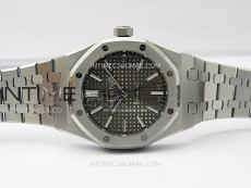 Royal Oak 37mm 15450 SS IPF 1:1 Best Edition Gray Dial on SS Bracelet SA3120 Super Clone