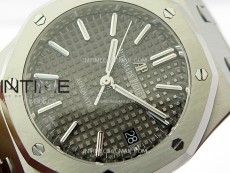 Royal Oak 37mm 15450 SS IPF 1:1 Best Edition Gray Dial on SS Bracelet SA3120 Super Clone