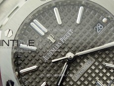 Royal Oak 37mm 15450 SS IPF 1:1 Best Edition Gray Dial on SS Bracelet SA3120 Super Clone