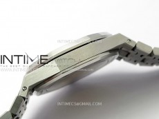 Royal Oak 37mm 15450 SS IPF 1:1 Best Edition Gray Dial on SS Bracelet SA3120 Super Clone