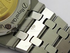 Royal Oak 37mm 15450 SS IPF 1:1 Best Edition Gray Dial on SS Bracelet SA3120 Super Clone