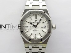Royal Oak 37mm 15450 SS IPF 1:1 Best Edition Silver Dial on SS Bracelet SA3120 Super Clone