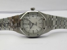 Royal Oak 37mm 15450 SS IPF 1:1 Best Edition Silver Dial on SS Bracelet SA3120 Super Clone