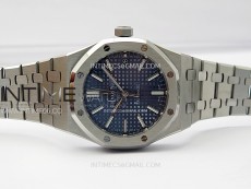 Royal Oak 37mm 15450 SS IPF 1:1 Best Edition Blue Dial on SS Bracelet SA3120 Super Clone