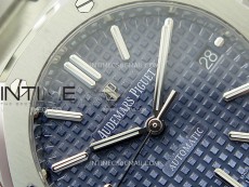 Royal Oak 37mm 15450 SS IPF 1:1 Best Edition Blue Dial on SS Bracelet SA3120 Super Clone