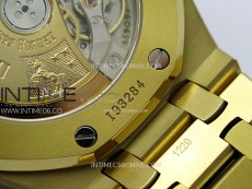 Royal Oak 37mm 15450 YG IPF 1:1 Best Edition Silver Dial on YG Bracelet SA3120 Super Clone