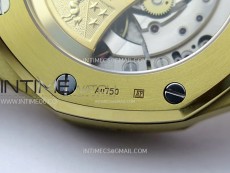 Royal Oak 37mm 15450 YG IPF 1:1 Best Edition Silver Dial on YG Bracelet SA3120 Super Clone