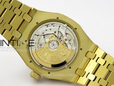 Royal Oak 37mm 15450 YG IPF 1:1 Best Edition Silver Dial on YG Bracelet SA3120 Super Clone
