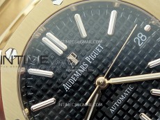 Royal Oak 37mm 15450 RG IPF 1:1 Best Edition Black Dial on RG Bracelet SA3120 Super Clone