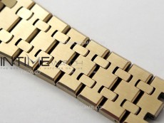 Royal Oak 37mm 15450 RG IPF 1:1 Best Edition Silver Dial on RG Bracelet SA3120 Super Clone