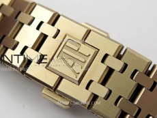 Royal Oak 37mm 15450 RG IPF 1:1 Best Edition Silver Dial on RG Bracelet SA3120 Super Clone